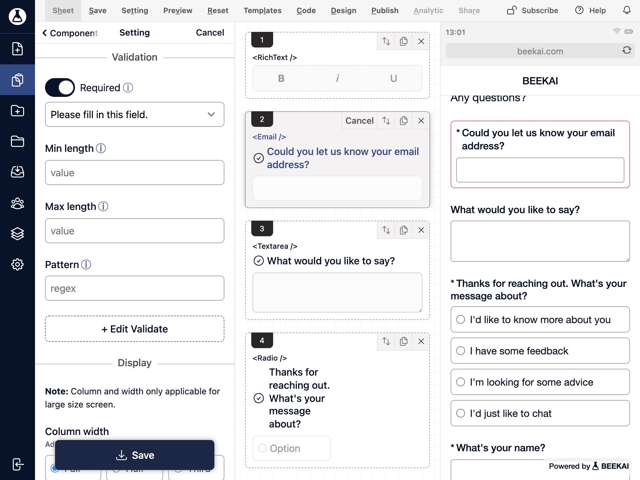 Form design guide